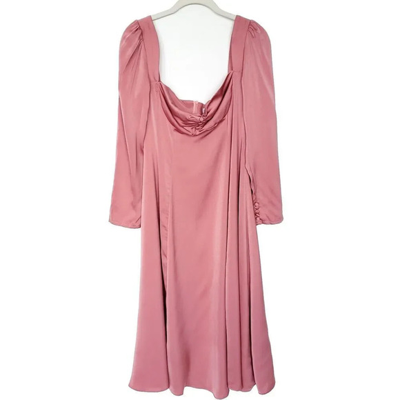 The Labera Cocktail Dress Womens Size Small Rose Gold Long Sleeve Party Summer - Picture 2 of 16